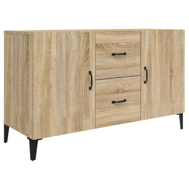 skænk 100x36x60 cm konstrueret træ sonoma-eg