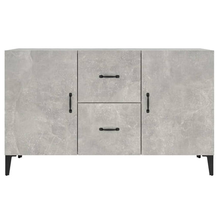skænk 100x36x60 cm konstrueret træ betongrå