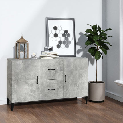 skænk 100x36x60 cm konstrueret træ betongrå