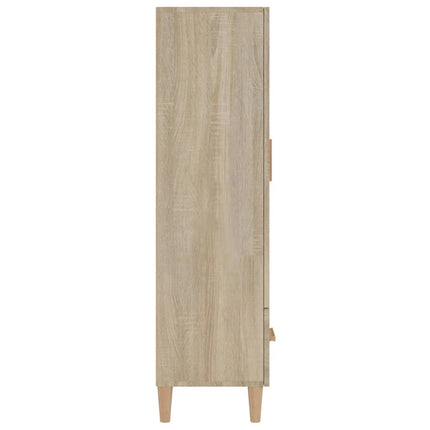 skab 70x31x115 cm konstrueret træ sonoma-eg