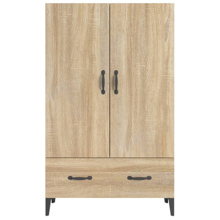skab 70x31x115 cm konstrueret træ sonoma-eg
