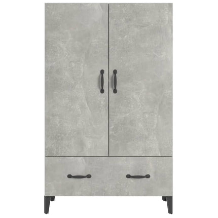 skab 70x31x115 cm konstrueret træ betongrå