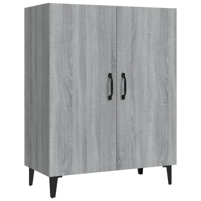 skænk 70x34x90 cm konstrueret træ grå sonoma-eg