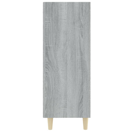 skænk 69,5x32,5x90 cm konstrueret træ grå sonoma-eg