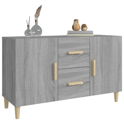 skænk 100x36x60 cm konstrueret træ grå sonoma-eg