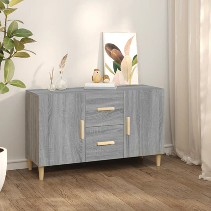 skænk 100x36x60 cm konstrueret træ grå sonoma-eg