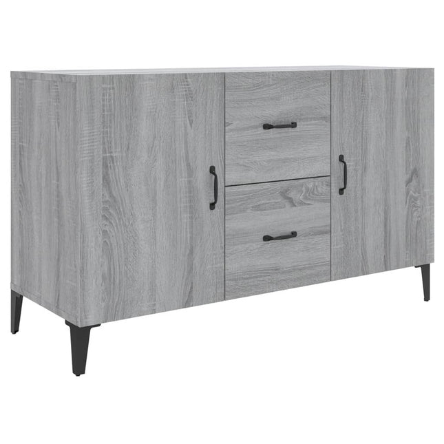 skænk 100x36x60 cm konstrueret træ grå sonoma-eg