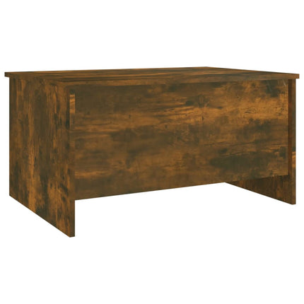 sofabord 80x55,5x41,5 cm konstrueret træ røget egetræsfarve