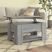 sofabord 79x49x41 cm konstrueret træ grå sonoma-eg