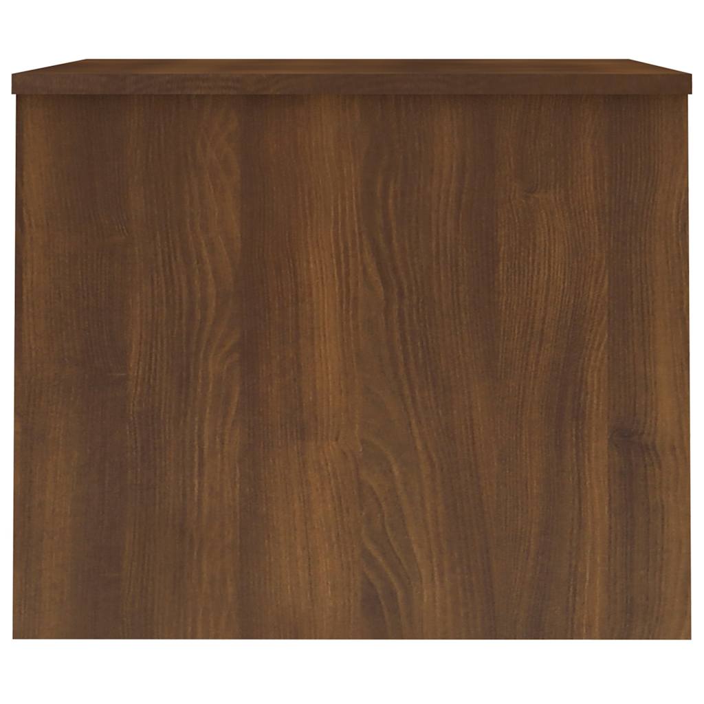sofabord 80x50,5x41,5 cm konstrueret træ brun egetræsfarve