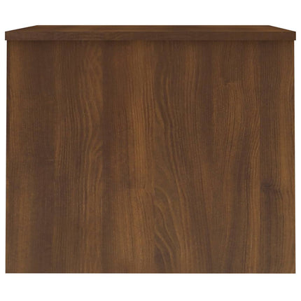 sofabord 80x50,5x41,5 cm konstrueret træ brun egetræsfarve