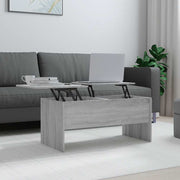 sofabord 102x50,5x46,5 cm konstrueret træ grå sonoma-eg