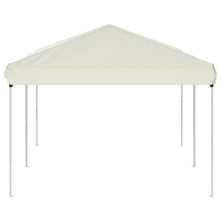 foldbart festtelt 3x6 m cremefarvet