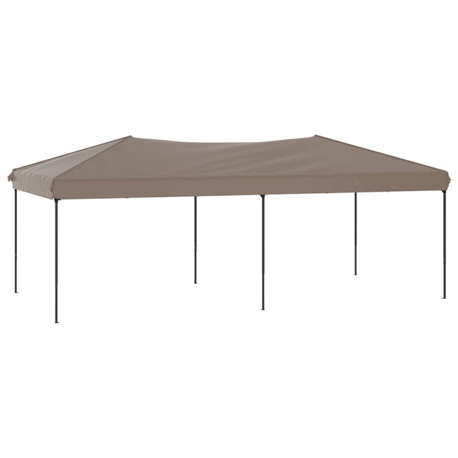 foldbart festtelt 3x6 m gråbrun