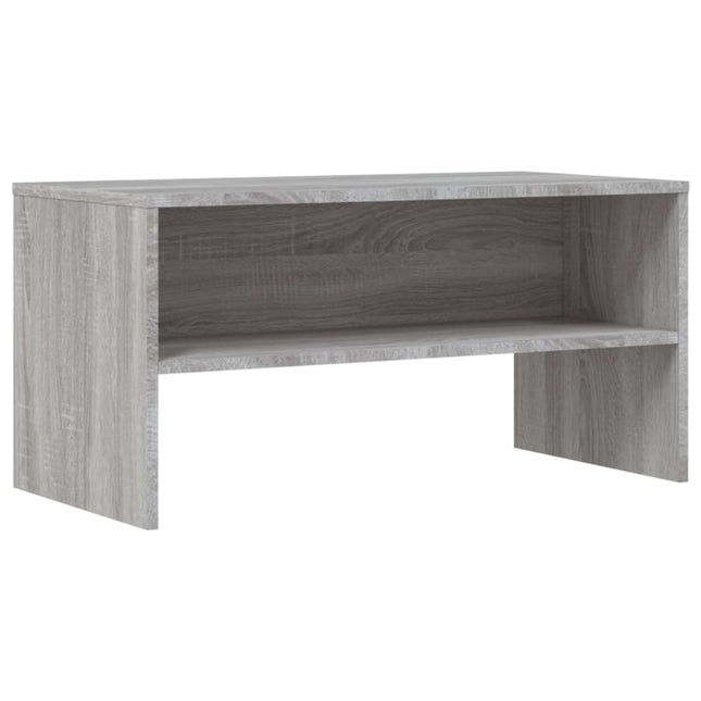 tv-bord 80x40x40 cm konstrueret træ grå sonoma-eg