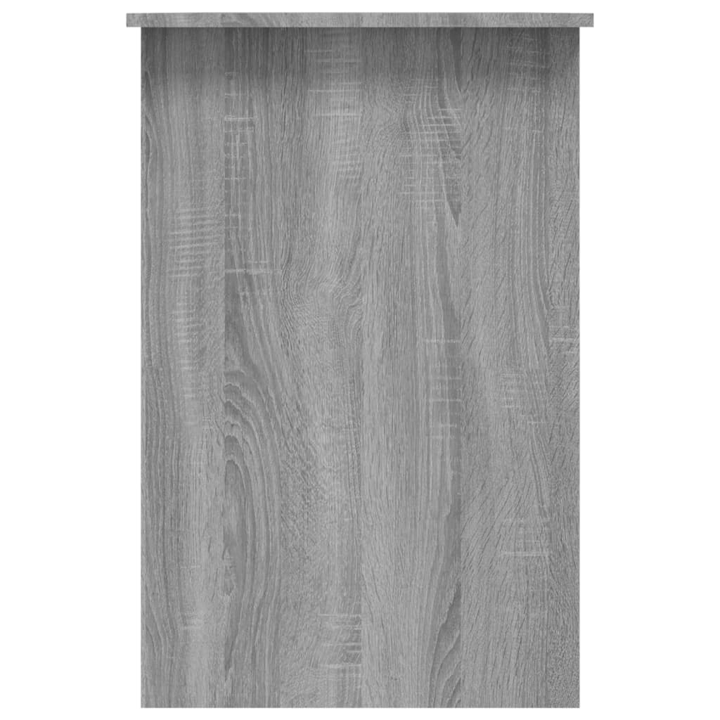 skrivebord 100x50x76 cm konstrueret træ grå sonoma-eg