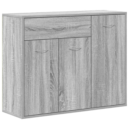 skænk 88x30x70 cm konstrueret træ grå sonoma-eg