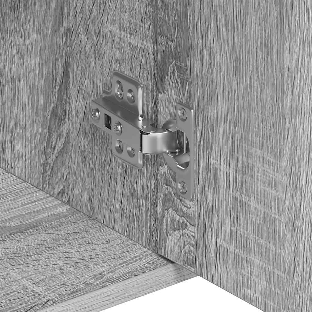 skænk 88x30x70 cm konstrueret træ grå sonoma-eg