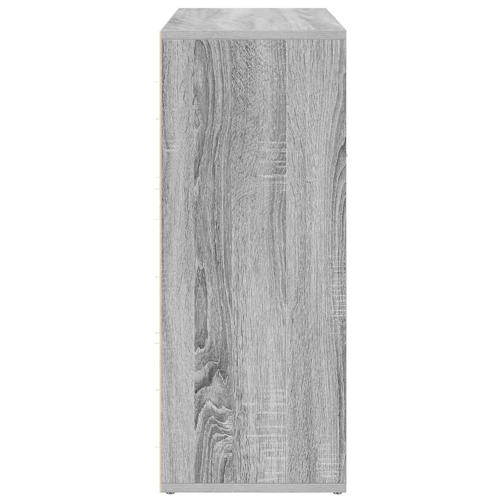 skænk 60x30x75 cm konstrueret træ grå sonoma-eg