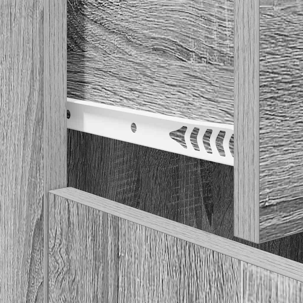 skænk 60x30x75 cm konstrueret træ grå sonoma-eg