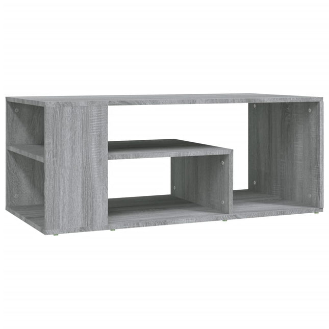 sofabord 100x50x40 cm konstrueret træ Grå sonoma-eg