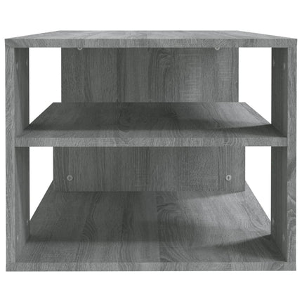 sofabord 100x50x40 cm konstrueret træ Grå sonoma-eg