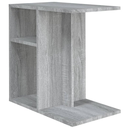 sidebord 50x30x50 cm konstrueret træ grå sonoma-eg