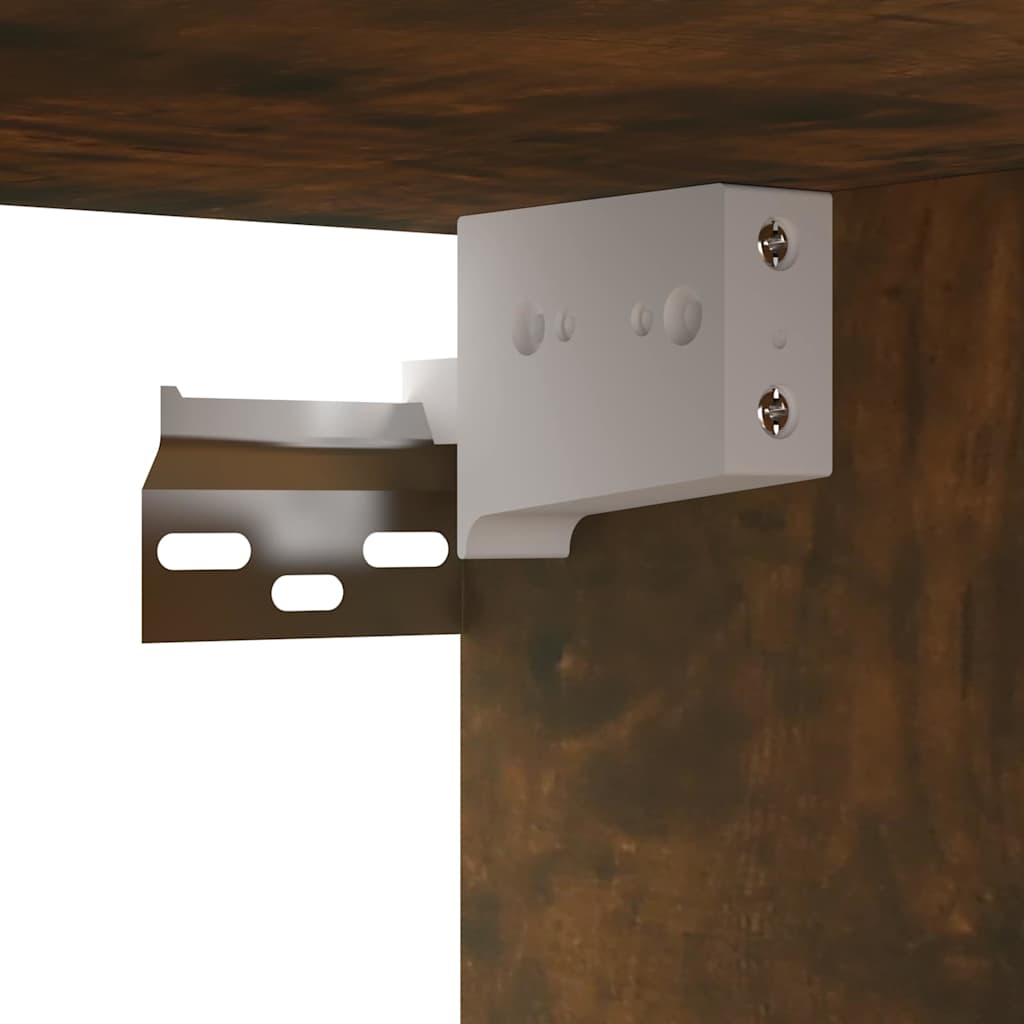 tv-skabe 3 stk. 60x30x30 cm konstrueret træ røget egetræ