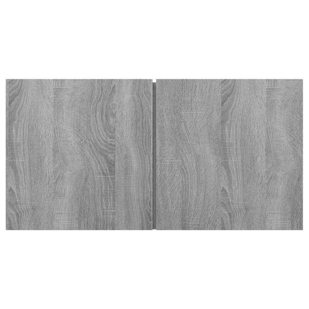 tv-skabe 2 stk. 60x30x30 cm konstrueret træ grå sonoma-eg