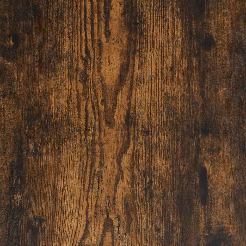 væghylder 2 stk. 30x15x30 cm kubeformet røget egetræ