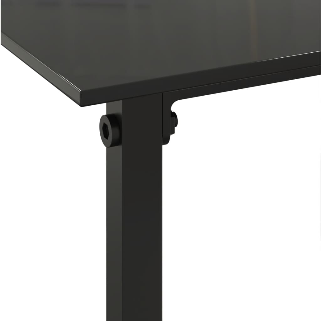 loungesæt til haven 3 dele med hynder polyrattan sort