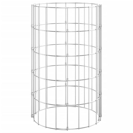 gabionsøjle Ø30x50 cm galvaniseret stål rund
