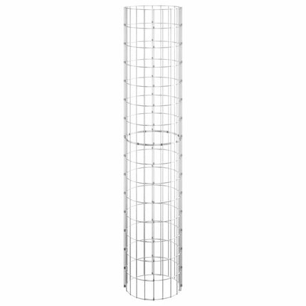 gabionsøjle Ø30x150 cm galvaniseret stål rund