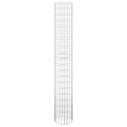 gabionsøjle Ø30x200 cm galvaniseret stål rund
