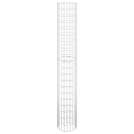 gabionsøjle Ø30x200 cm galvaniseret stål rund