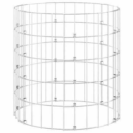 gabionsøjle Ø50x50 cm galvaniseret stål rund