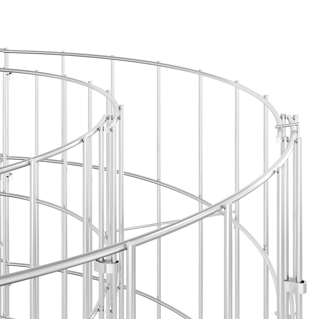 gabion-højbed 120x50x50 cm galvaniseret jern