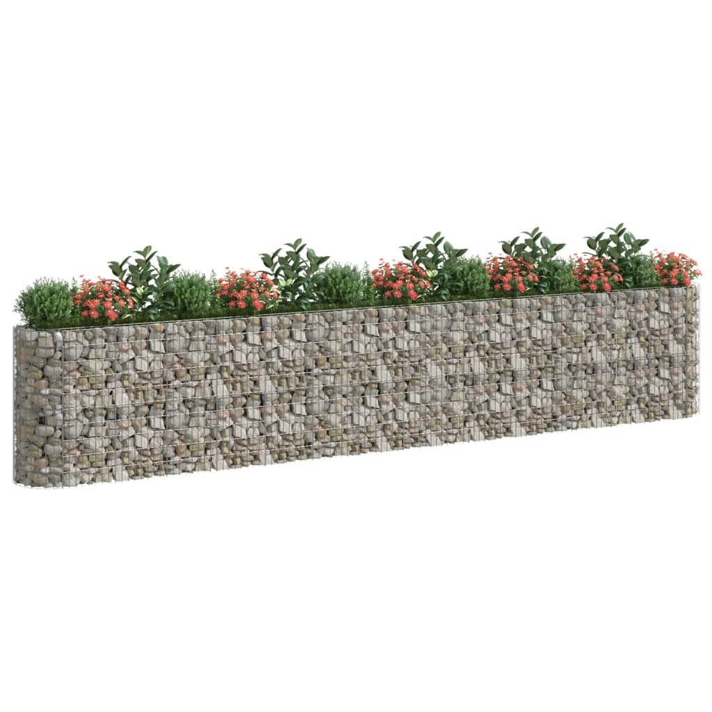 gabion-højbed 540x50x100 cm galvaniseret jern