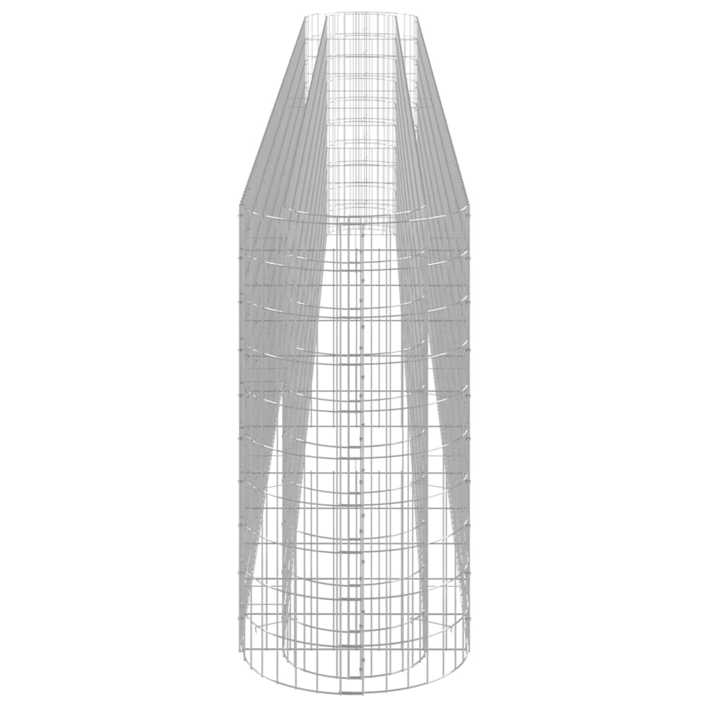 gabion-højbed 540x50x100 cm galvaniseret jern