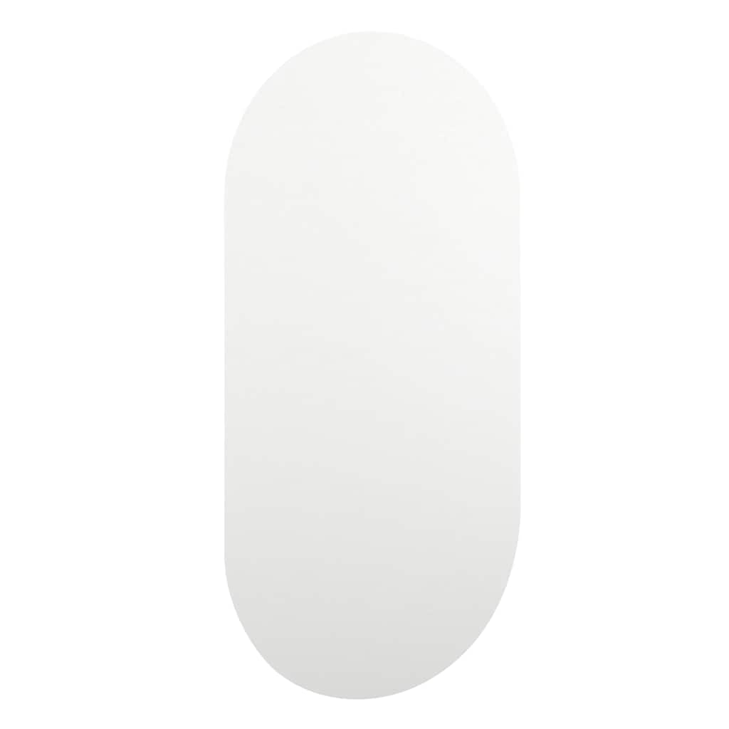 spejl med LED-lamper 40x20 cm oval glas