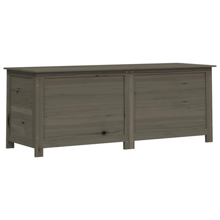 udendørs hyndeboks 150x50x56 cm massivt fyrretræ antracitgrå