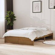 sengeramme 120x190 cm Small Double massivt træ gyldenbrun