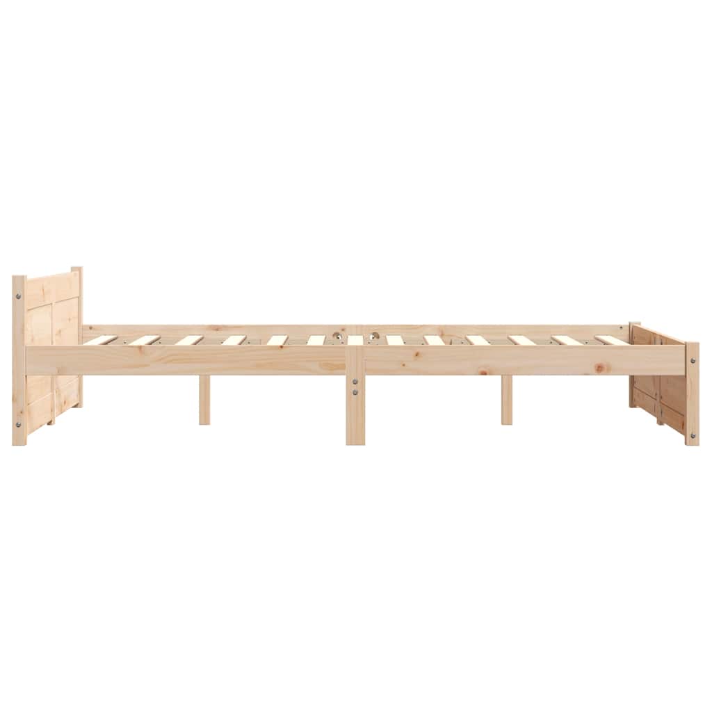sengeramme uden madras 120x200 cm massivt træ