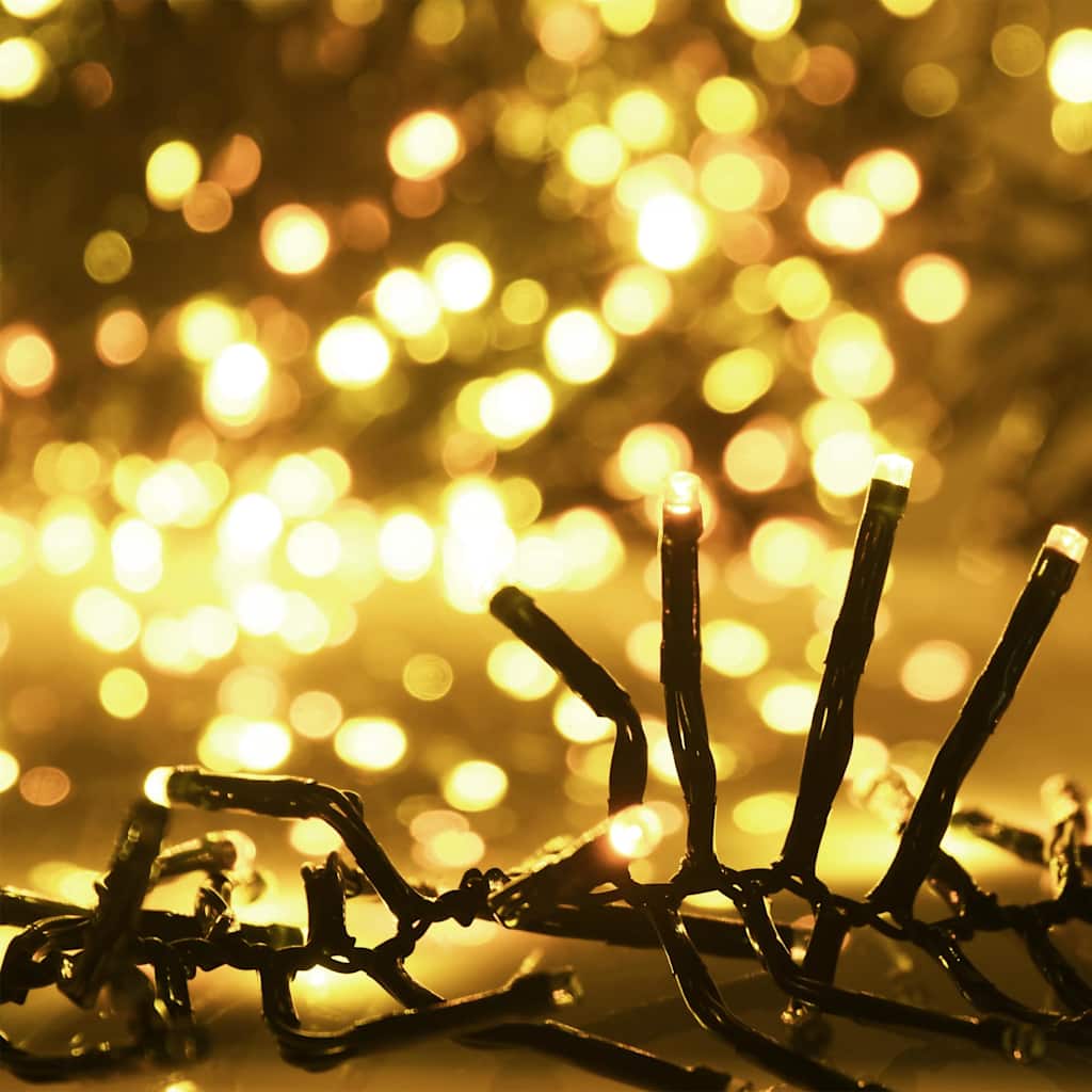 LED-lyskæde 400 LED'er 7,4 m PVC varmt hvidt lys