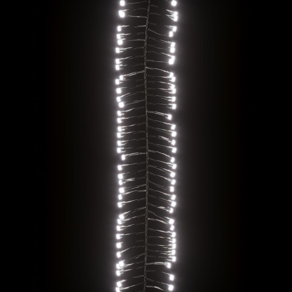 LED-lyskæde 3000 LED'er PVC koldt hvidt lys
