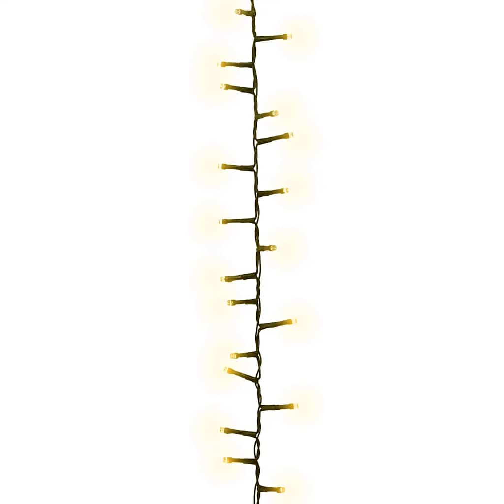 kompakt LED-lyskæde 2000 LED'er 45 m PVC varmt hvidt lys