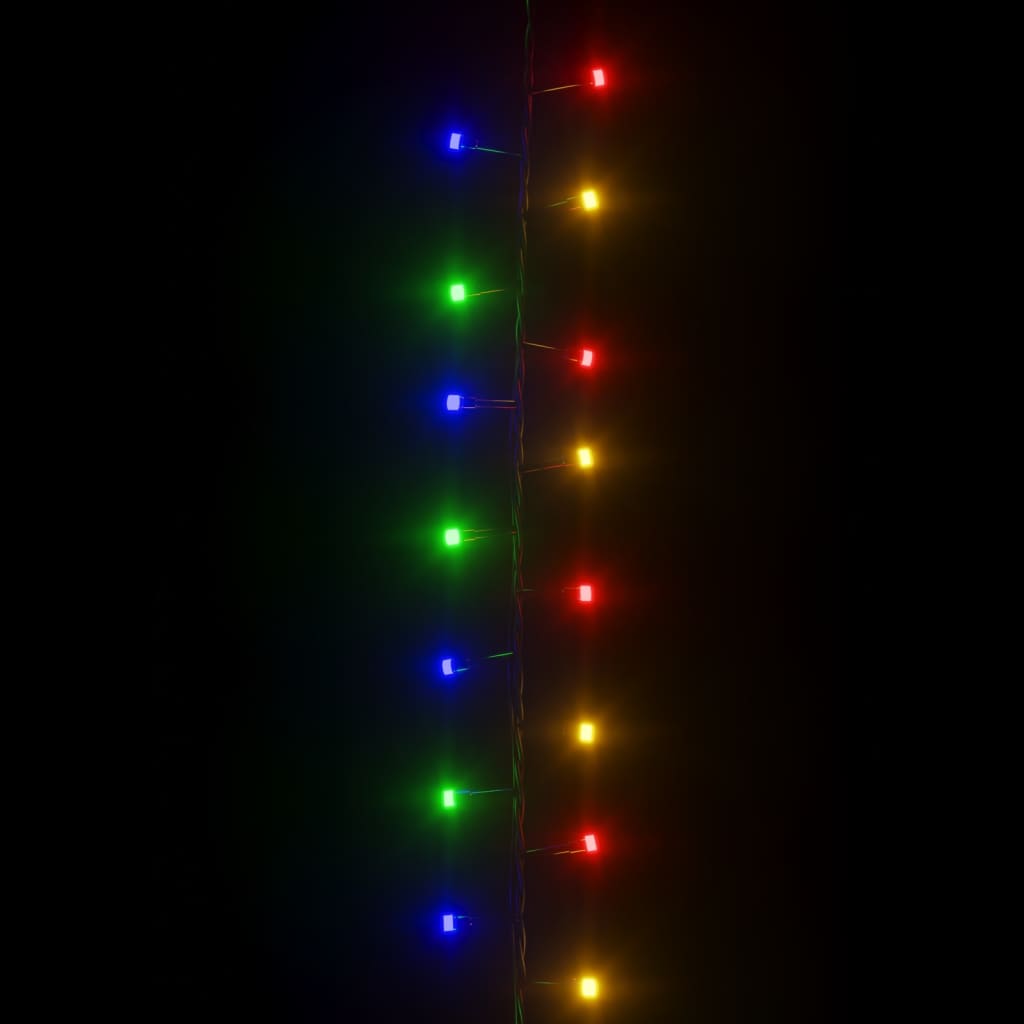 kompakt LED-lyskæde 2000 LED'er 45 m PVC flerfarvet lys