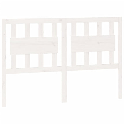sengegærde 145,5x4x100 cm massivt fyrretræ hvid