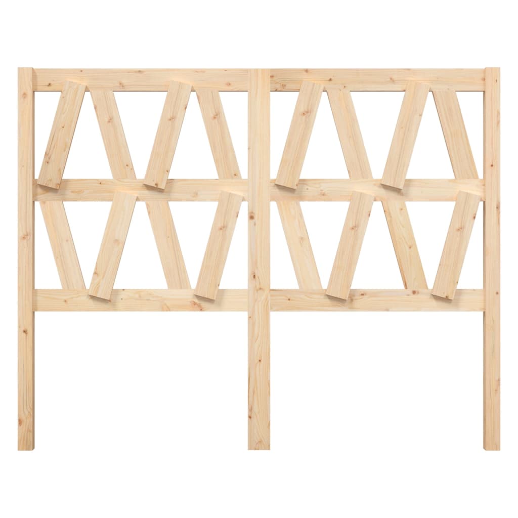 sengegærde 126x4x100 cm massivt fyrretræ