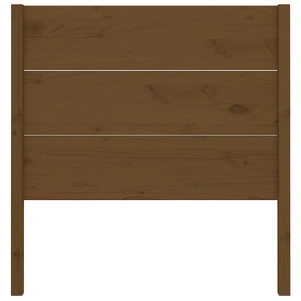 sengegærde 81x4x100 cm massivt fyrretræ gyldenbrun